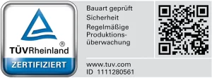 TUV zertifiziert