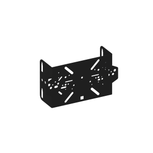 Diese Halterung ist geeignet, um Barco Clickshare, WePresent oder Mini-PC sauber hinter dem Bildschirm zu montieren