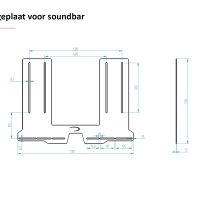 ErgoXS_TechInfo_ErgoFrame_Montageplatte fur Soundbar_EFFSOUNDZ01