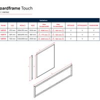 ErgoXS_TechInfo_Slimline_Whiteboardframetouch_WBF65Z_WBF75Z_WBF86Z