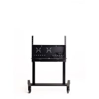 ergoxs-ergoframe-fuse-doppelsaeulen-rollgestell-hintere-seitenansicht-fum5220bk-niedrig