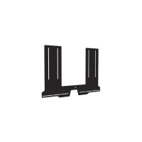 schwarze Konstruktion zum Anbringen einer Soundbar