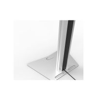 Bodenplatte in Grau mit Teil eines Flexline Stand Select Systems